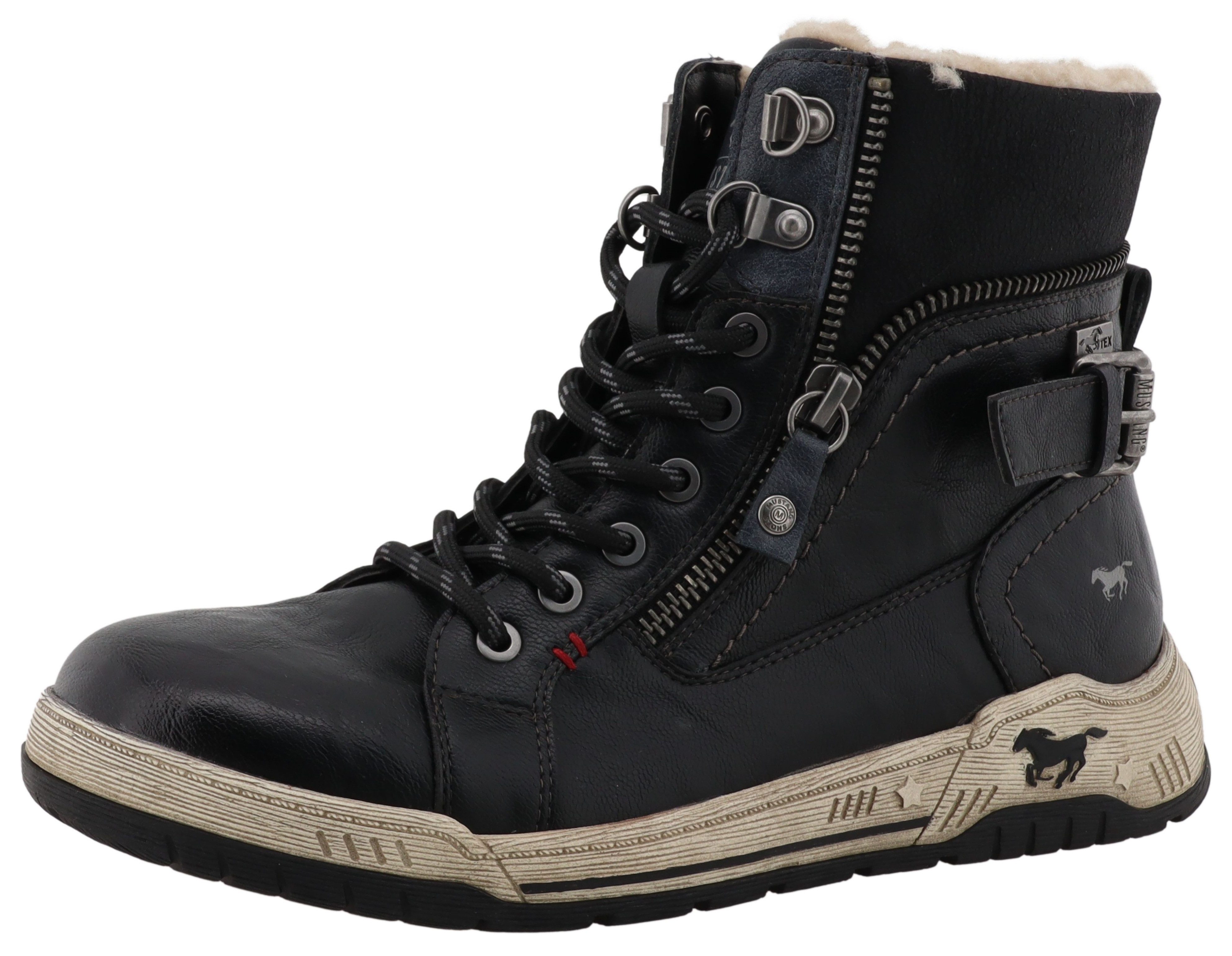 Mustang Shoes Ihana Winterboots High Top Sneaker, Winterboots mit Warmfutte günstig online kaufen