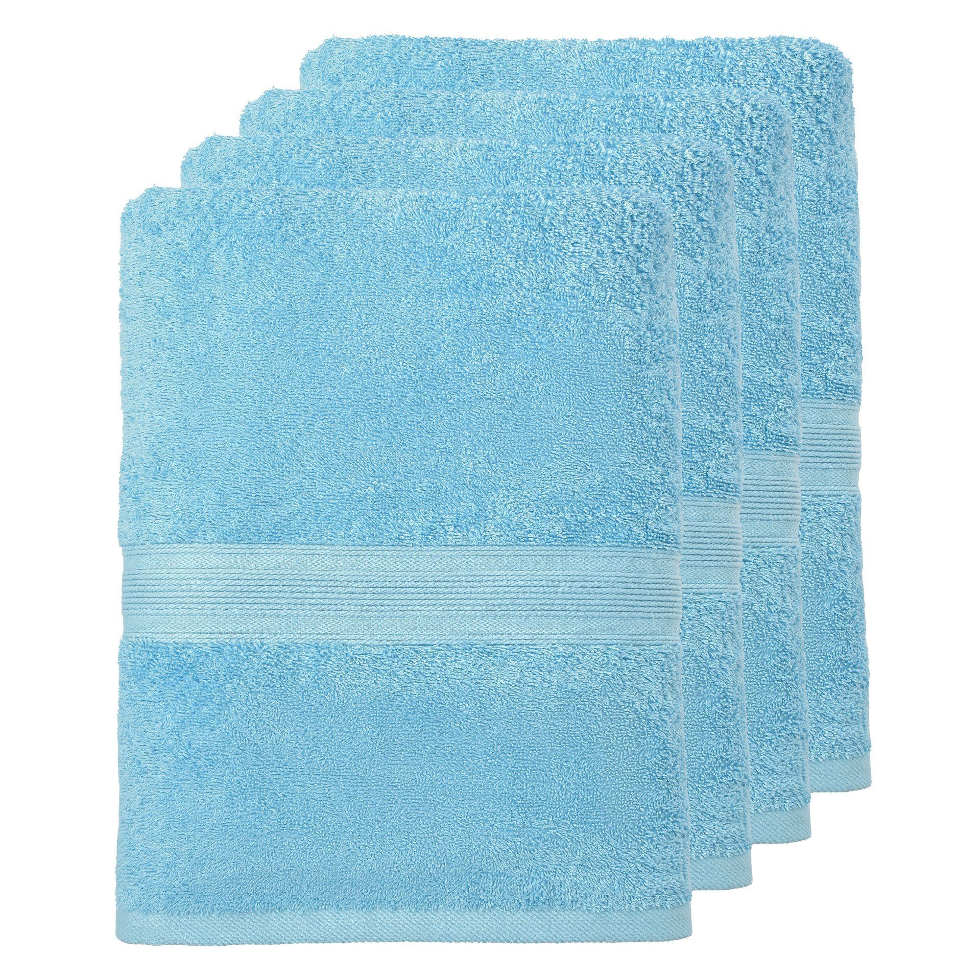 leevitex® Handtuch Frottee 4er Set, 50 günstig online kaufen