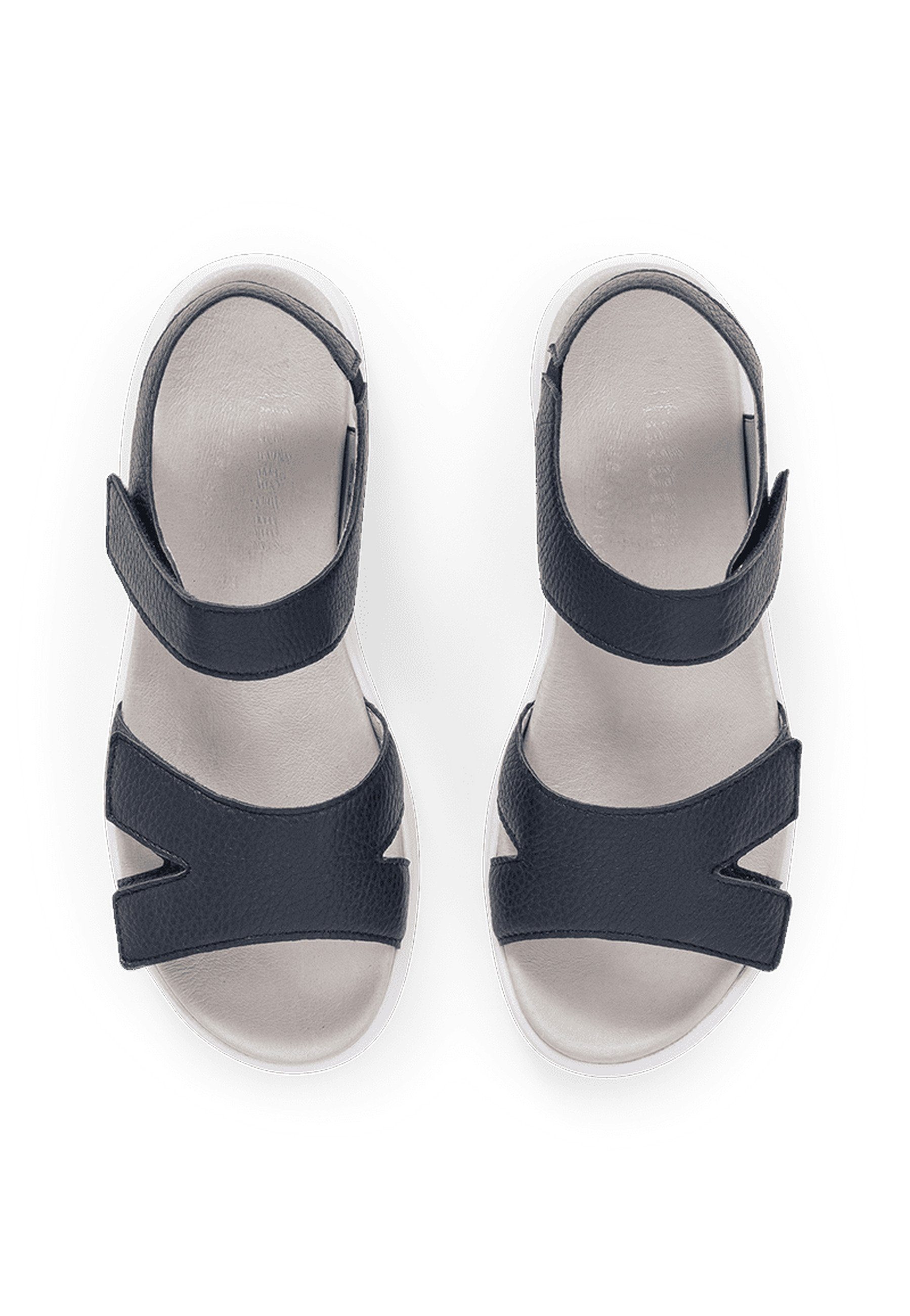 Hirschleder Sandale Sandale marine Damenschuhe vitaform