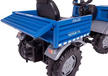 rolly toys® Tretfahrzeug rollyUnimog Polizei, inkl. rollyFlashlight