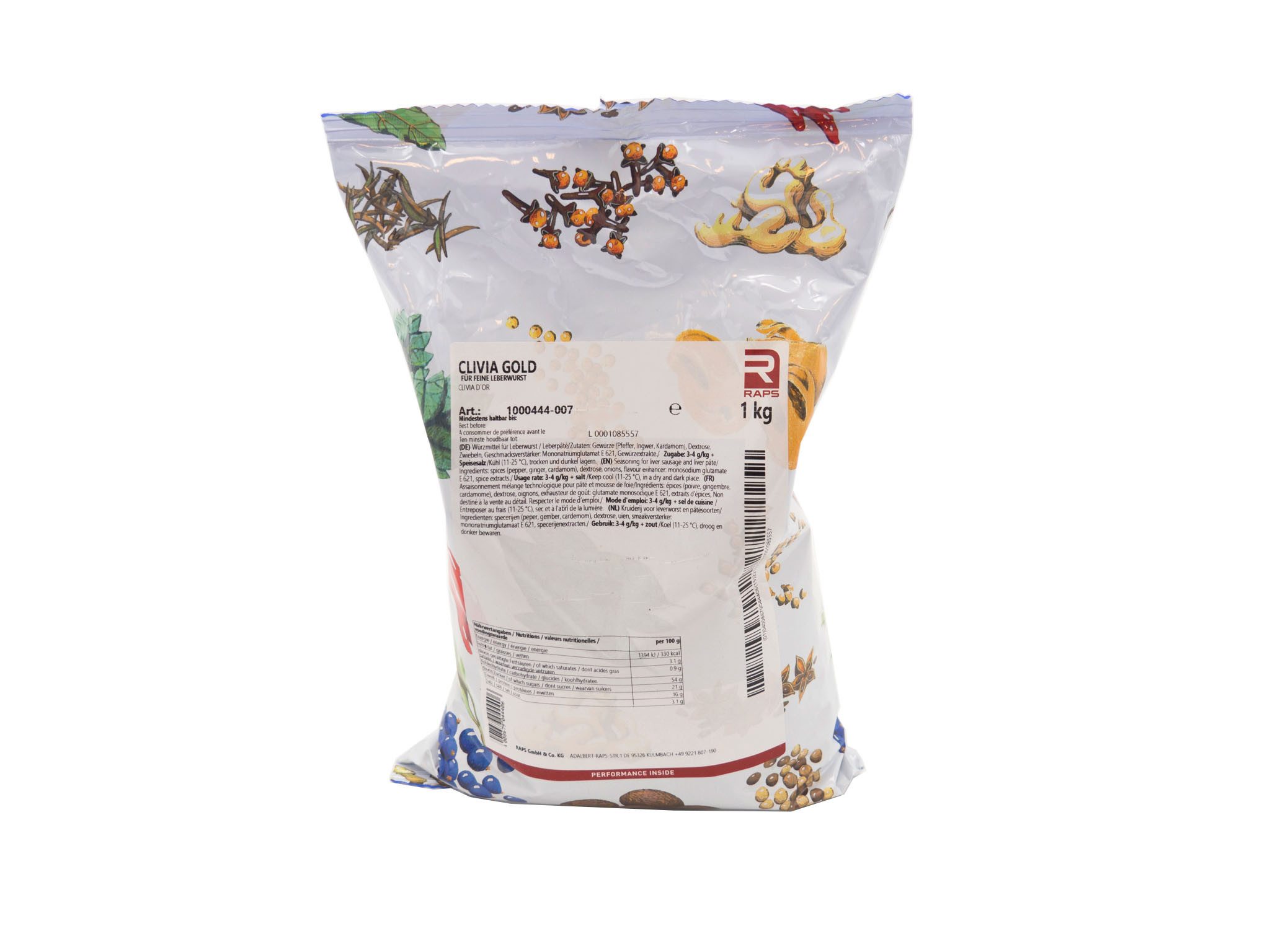 Raps Gewürz Clivia Gold 1 kg Beutel