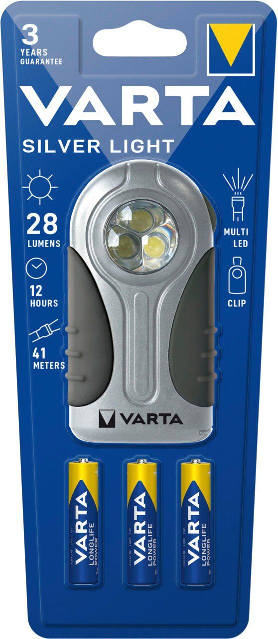 VARTA Taschenlampe Silver Light (1-St) günstig online kaufen