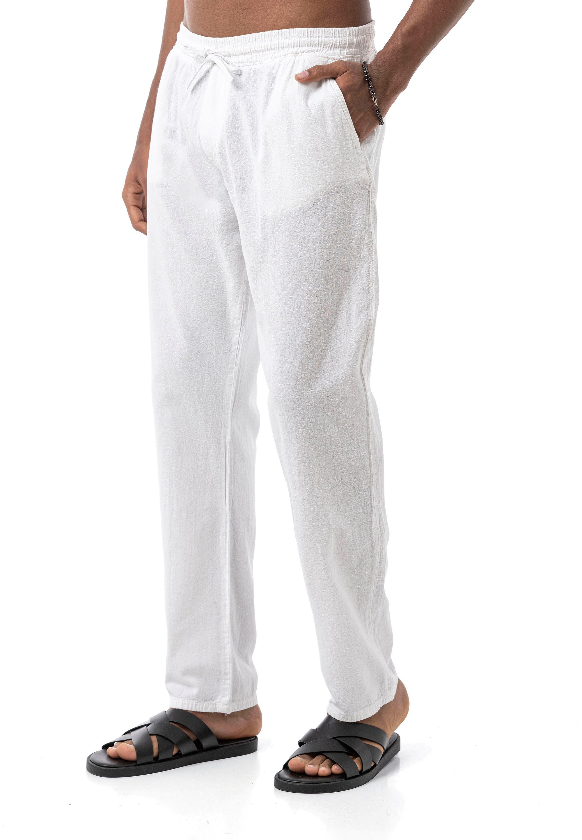 RedBridge Schlupfhose Luftige Freizeithose mit Gummibund – Gerade Passform, leichter Stoff