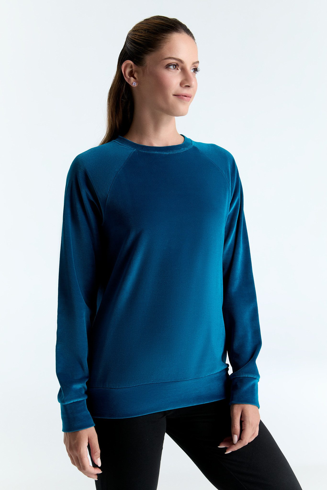 Leela COTTON Sweatshirt Nickysweatshirt günstig online kaufen