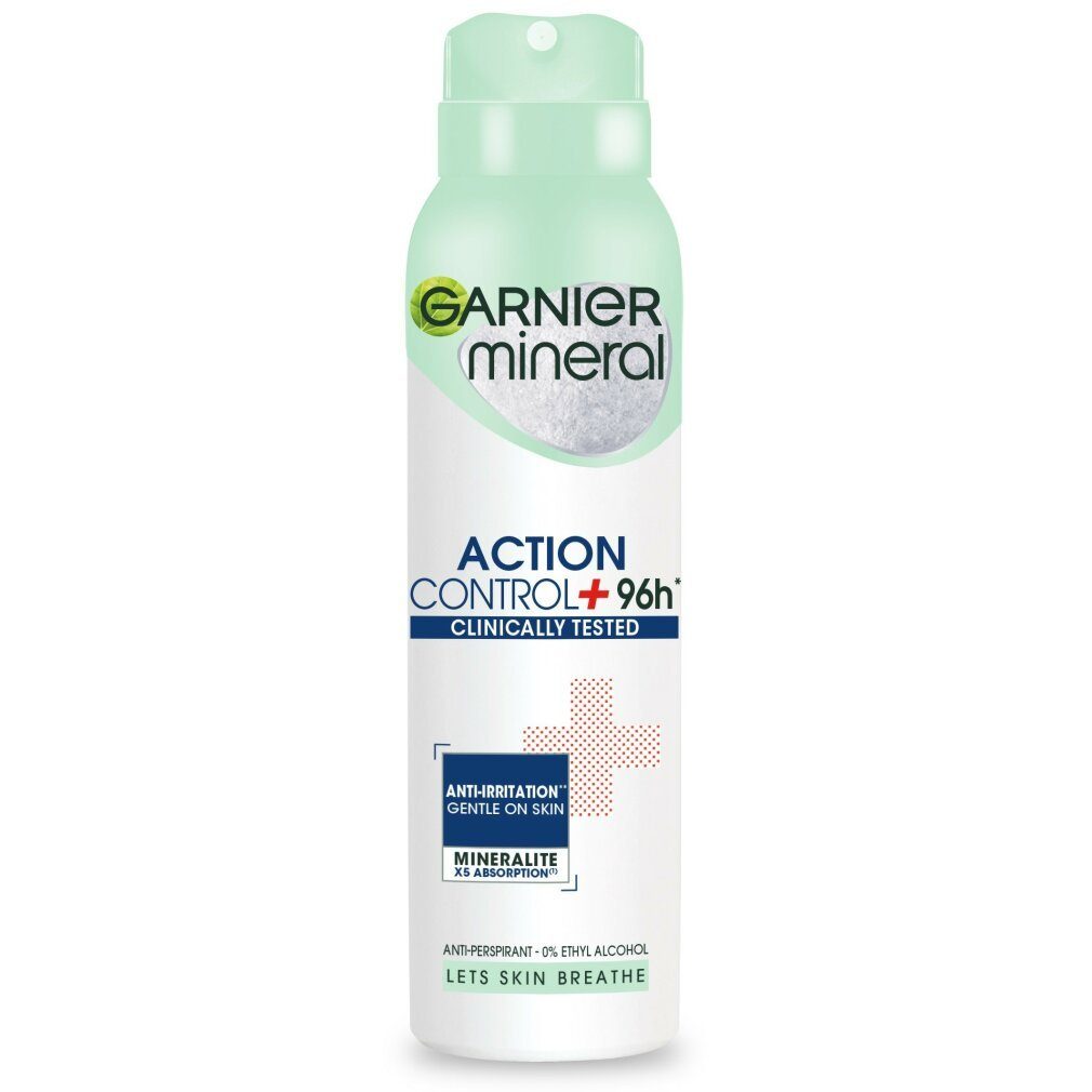 GARNIER Deo-Roller Mineral Deodorant Spray Action Control + getestet 96h 150ml