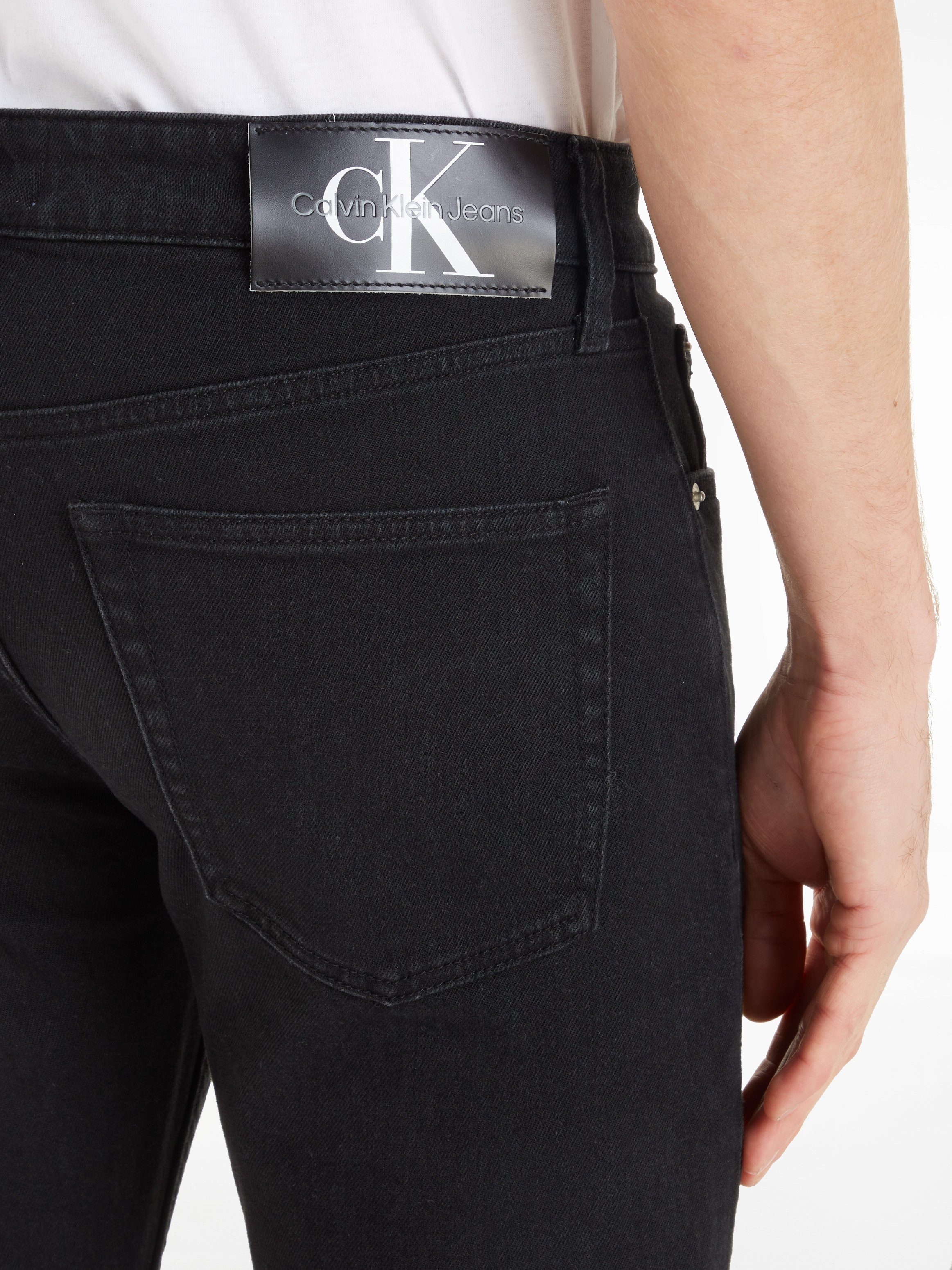 Klein Slim-fit-Jeans Jeans Denim TAPER SLIM Calvin Black