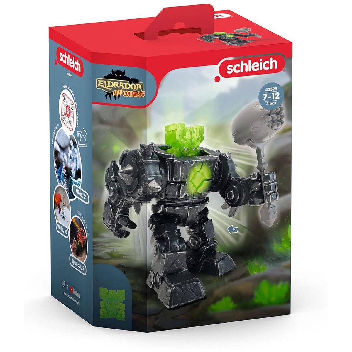 Schleich® Spielfigur Schleich 42599 - Eldrador - Mini Creatures - Schatten-Stein-Roboter