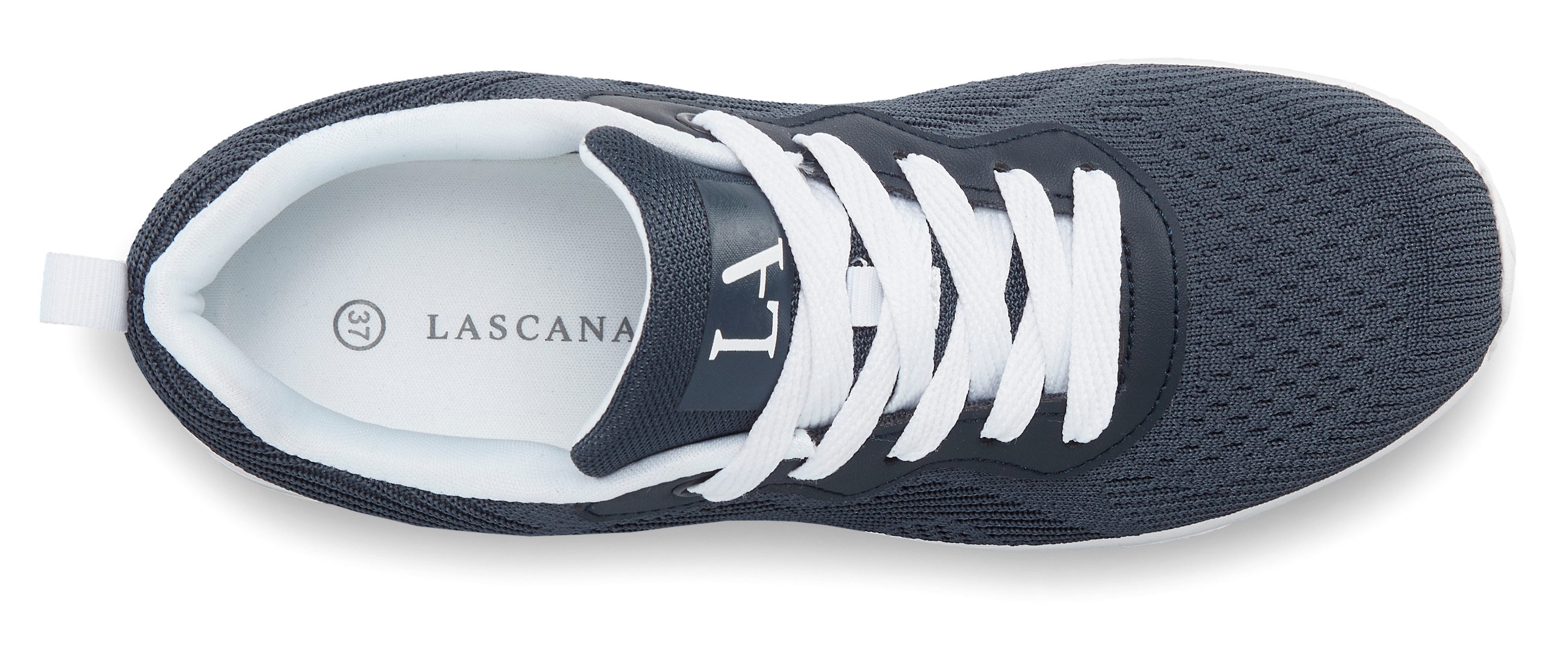LASCANA Sneaker mit herausnehmbarer Innensohle, Freizeitschuh, Halbschuh VEGAN