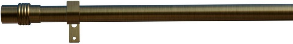 Gardinenstange Zylinder, indeko, Ø 16 mm, 1-läufig, Wunschmaßlänge, mit  Bohren, verschraubt, Eisen