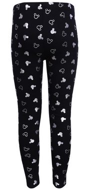 Sarcia.eu 7/8-Leggings Schwarz-silberne, isolierende Leggings Mickey Mouse Disney 10-11 Jahre