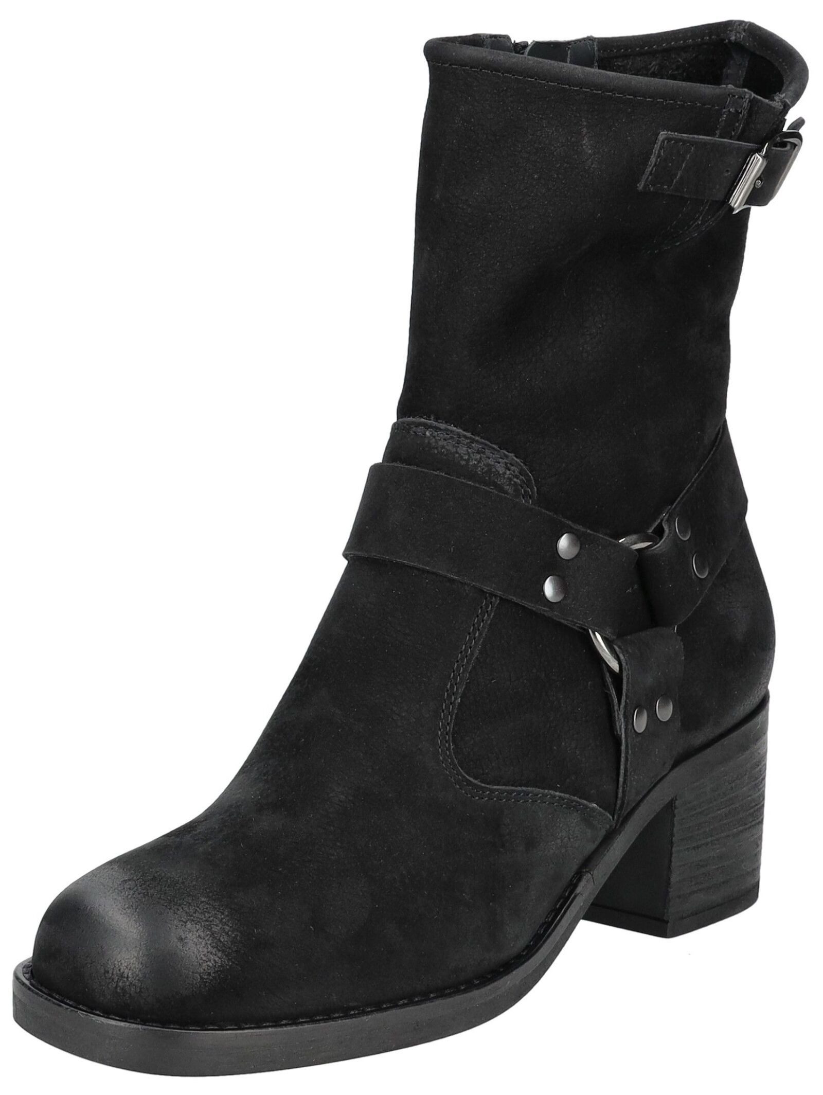 Paul Green Stiefelette Nubukleder . Cowboy Stiefelette