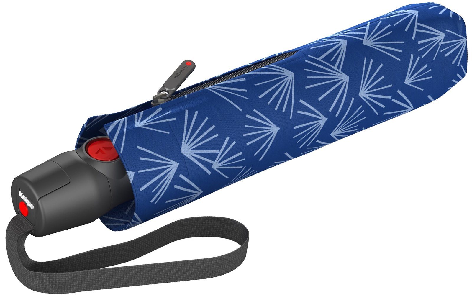 Knirps® Taschenregenschirm T.200 Beschichtung und umweltfreundlicher Auf-Zu-Automatik blau, mit UV-Schutz Nuno Kasa mit Duomatic