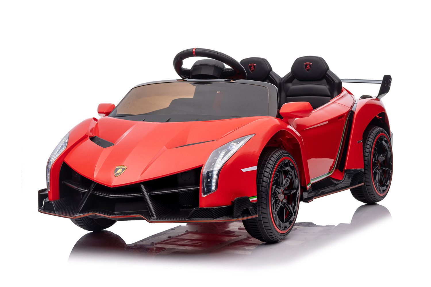 Smarty Elektro-Kinderauto Elektro Kinderauto Lamborghini VENENO mit Lizenz Allrad 4x25W 12V/7Ah