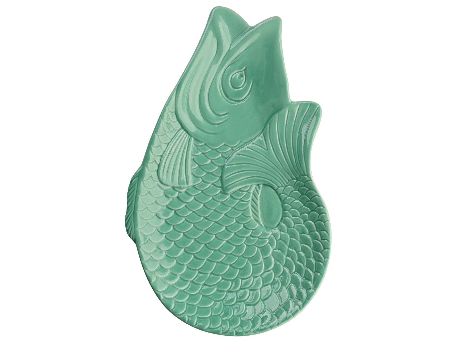 Giftcompany Dekoteller Monsieur Carafon Fisch Dekoteller mint cream 25,3x16 günstig online kaufen