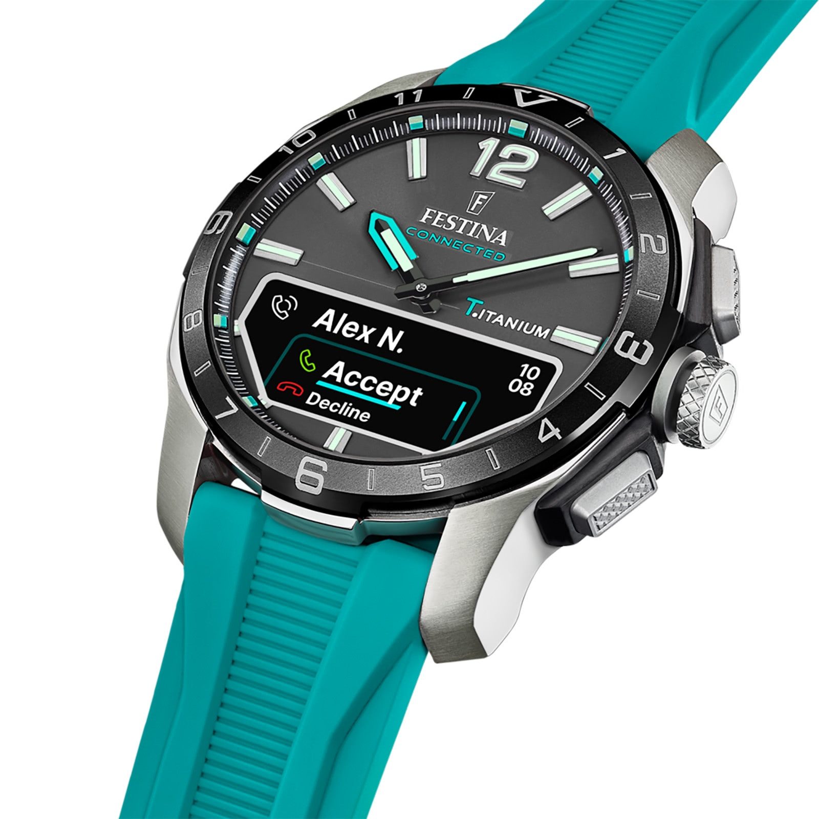 Festina Multifunktionsuhr Festina Herrenuhr Silikon türkis günstig online kaufen