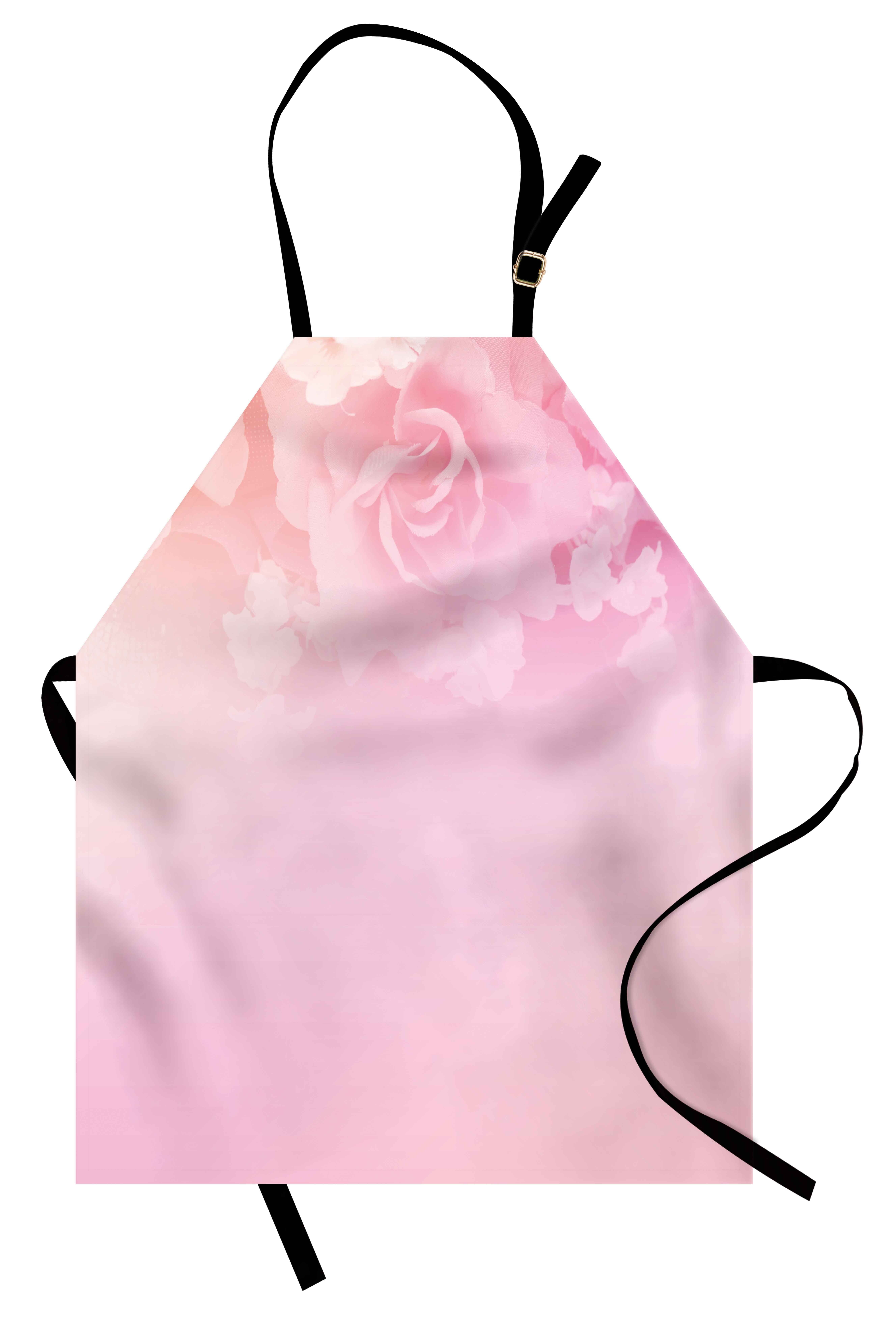 Abakuhaus Kochschürze Höhenverstellbar Klare Farben ohne verblassen, Blassrosa Roses Braut Kunst