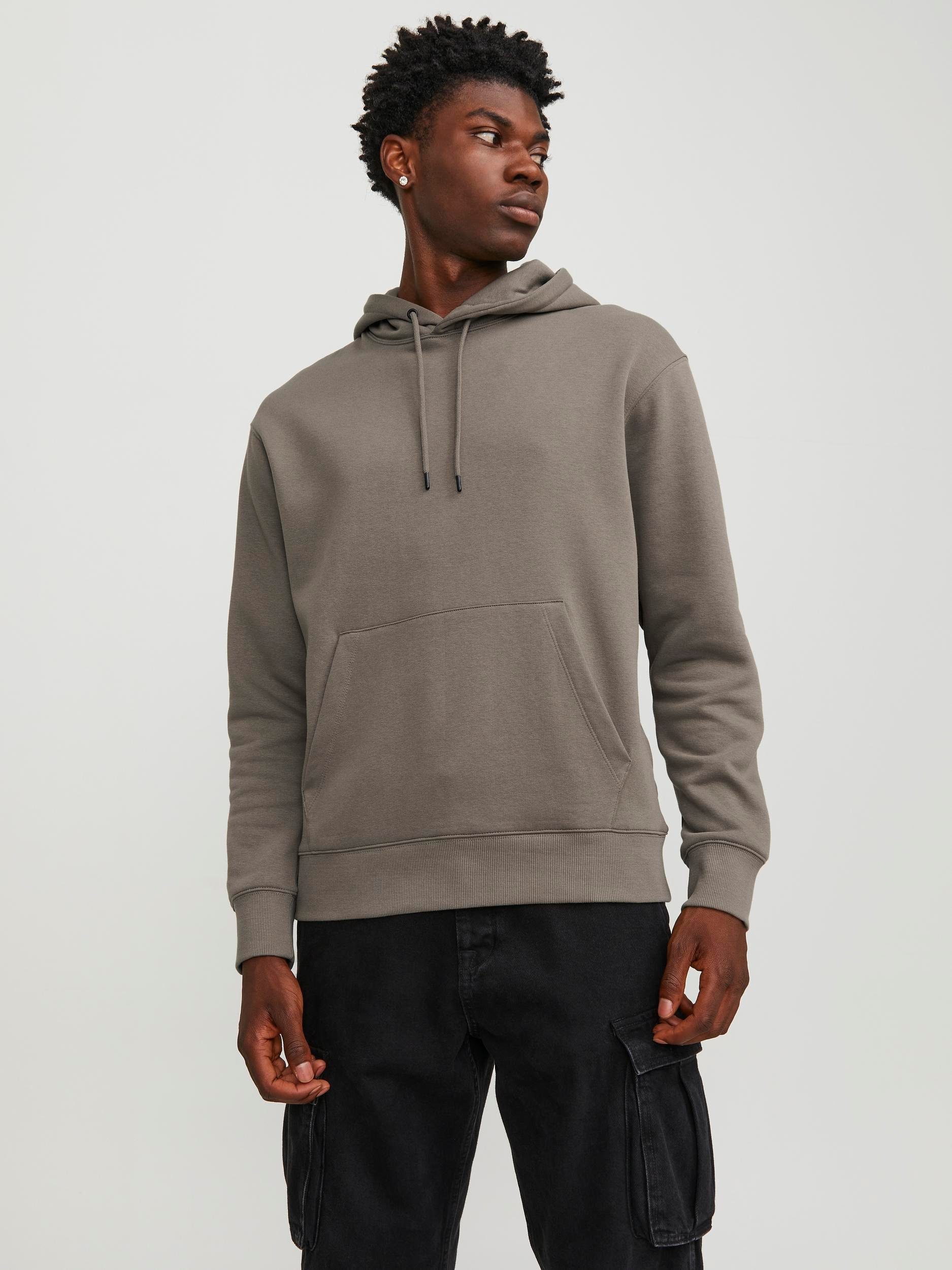 Jack & Jones Kapuzensweatshirt JJESTAR BASIC SWEAT HOOD NOOS bungee cord