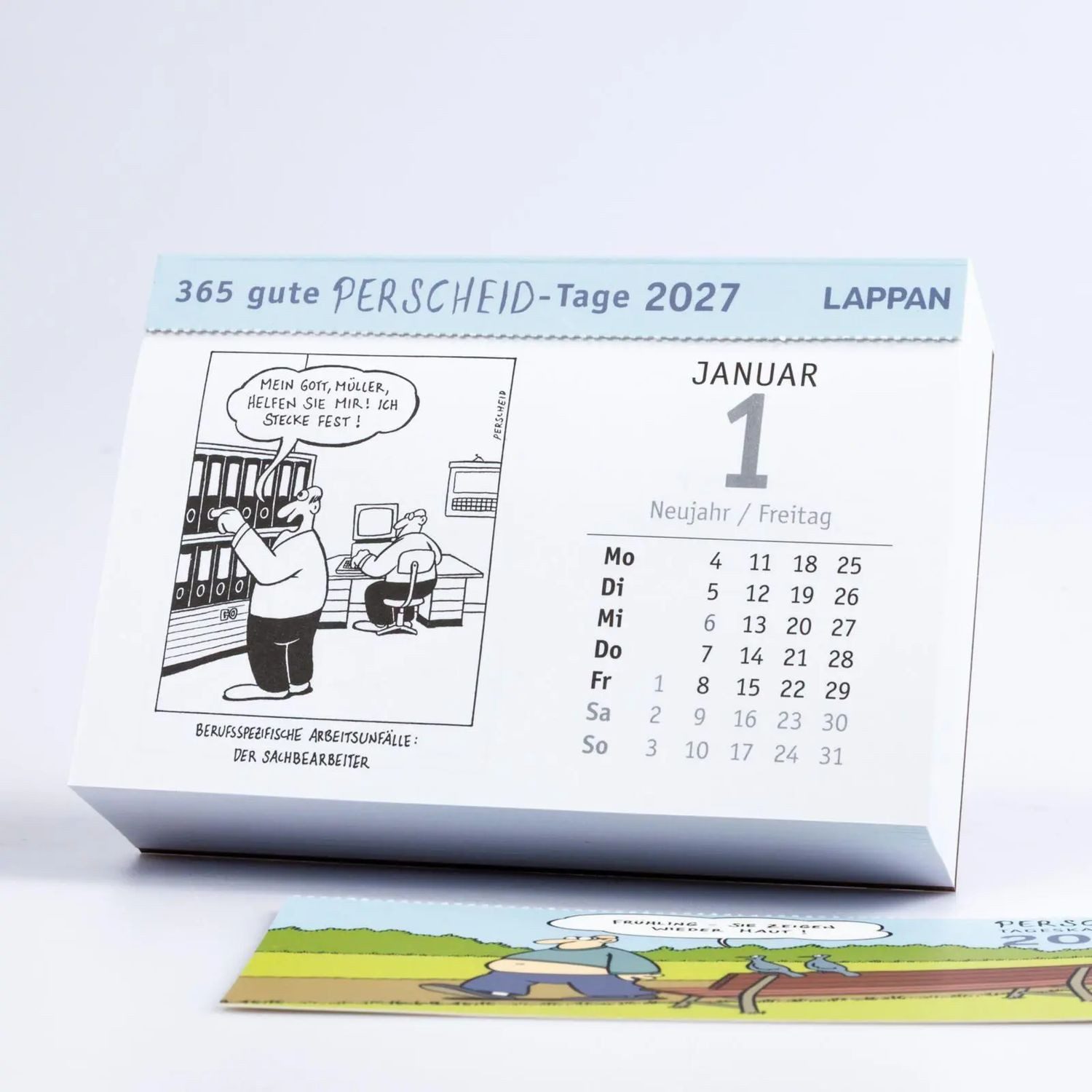 Lappan Verlag Abreißkalender 365 gute Perscheid-Tage 2027: Tageskalender