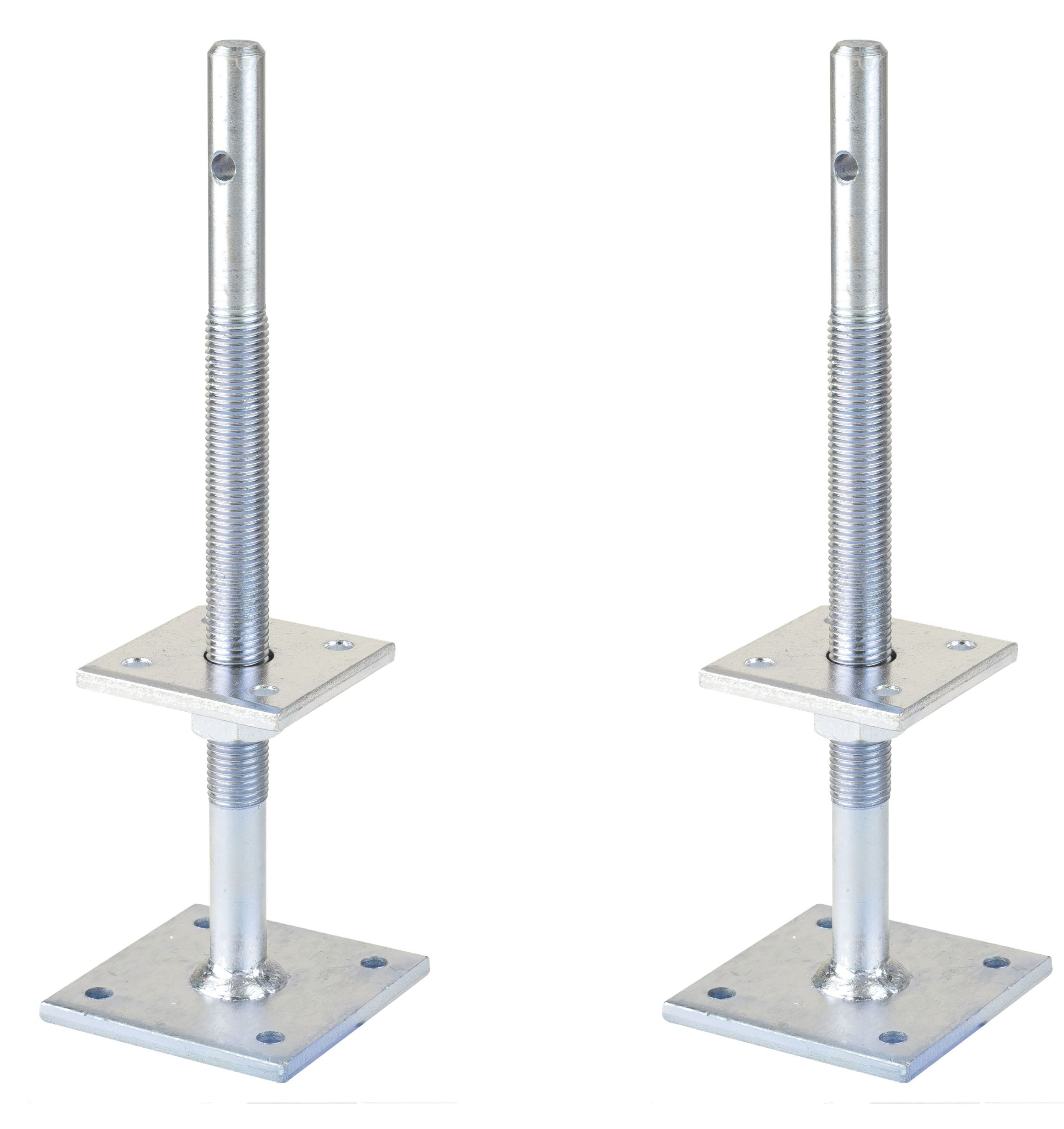 Alberts Pfostenträger, (2-St), I-Pfostenträger im Bundle, galvanisch verzinkt, dickschichtpassiviert