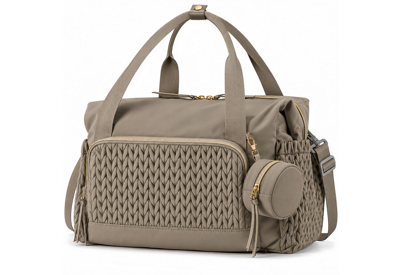 Forrlite Wickeltasche geräumige Reise-Wickeltasche, Wickeltasche, (Kliniktasche für die Geburt, Babytasche mit Schnulleretui)