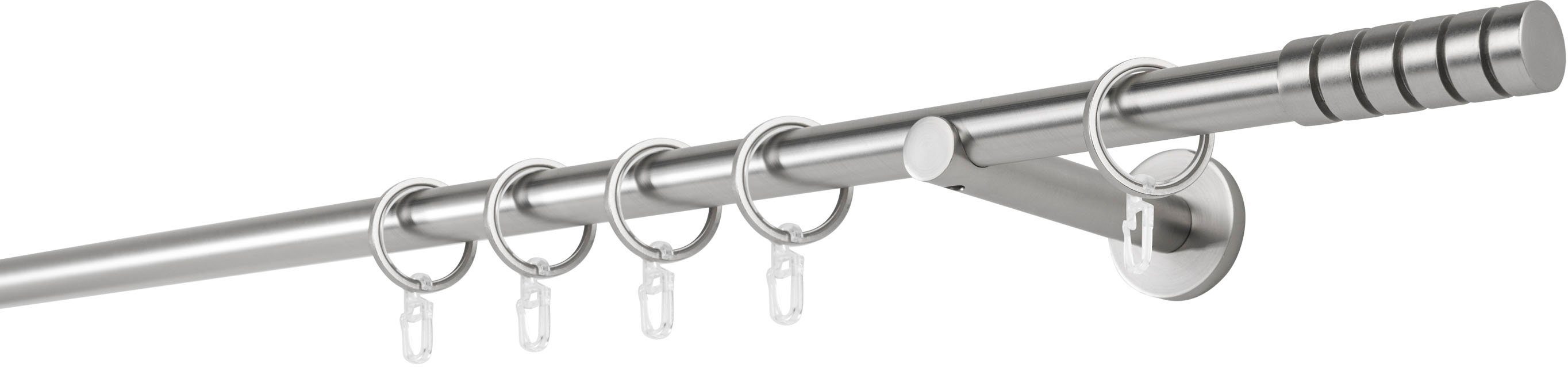 Gardinenstange »20mm Rillcube Wandträger 12 cm«, mydeco, 1-läufig, Fixmaß  online kaufen | OTTO