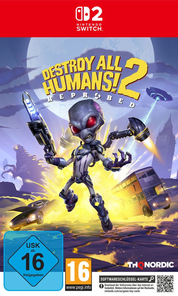 Destroy All Humans! 2 - Reprobed (Softwarekarte), Nintendo Switch 2