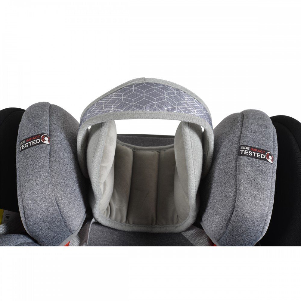 Cangaroo Babykissen Kindersitz-Kopfstütze Shelter, ergonomisch Kopfschutz  für Auto Kopfgurt