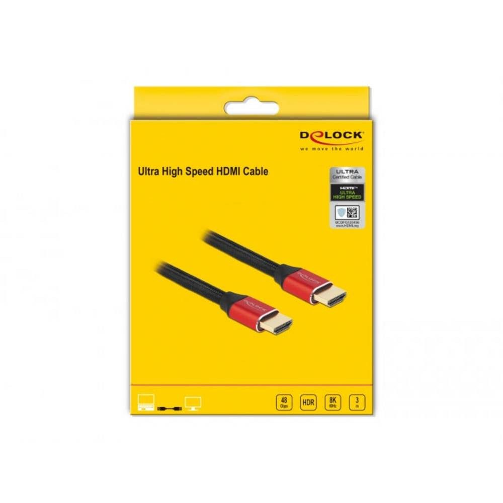 Delock Ultra High Speed HDMI Kabel 48 Gbps 8K 60 Hz 3 m 85775 HDMI-Kabel