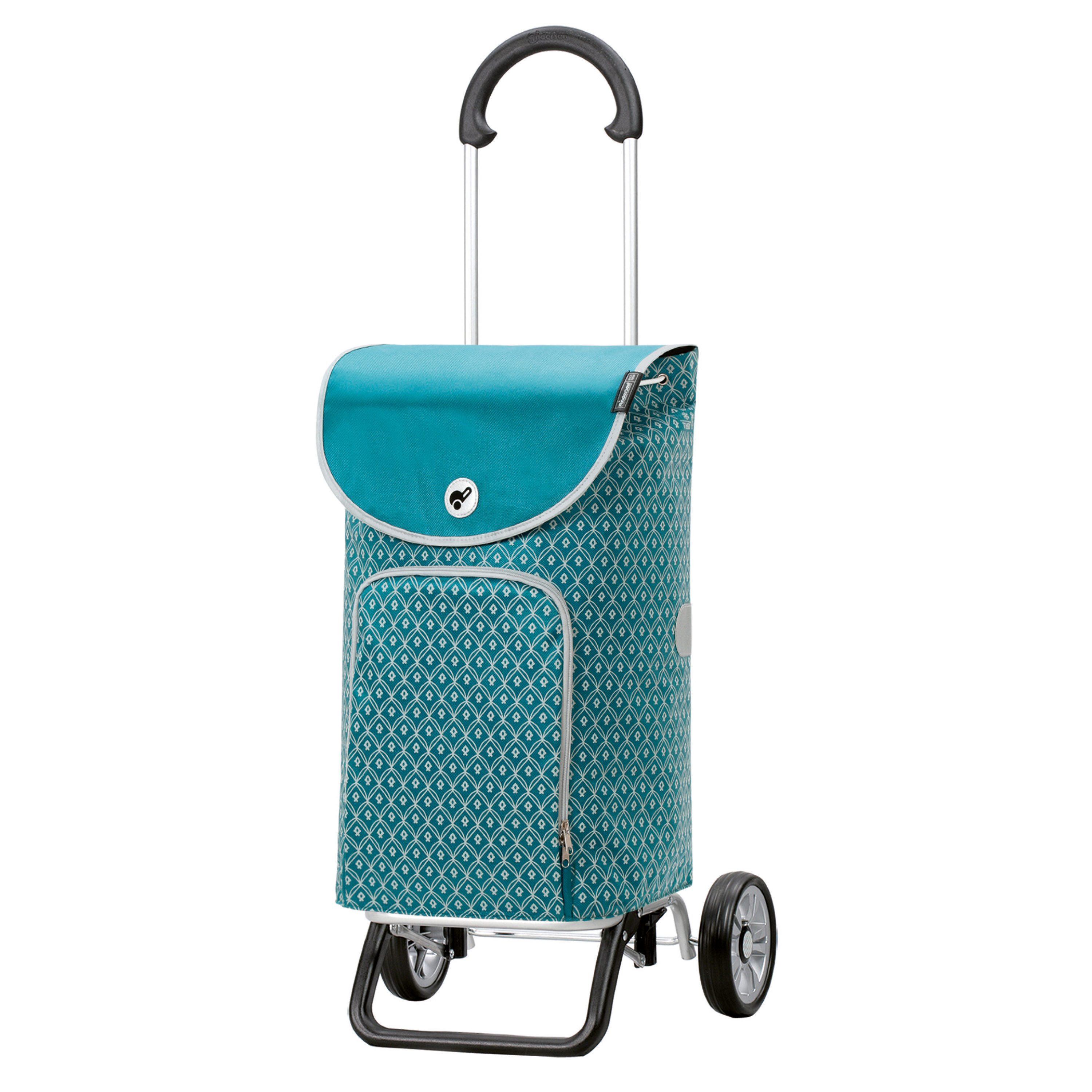 Andersen Einkaufstrolley Scala Shopper Plus Famke petrol, Thermofach 16 Liter, klappbar, belastbar bis 30kg, wasserabweisend