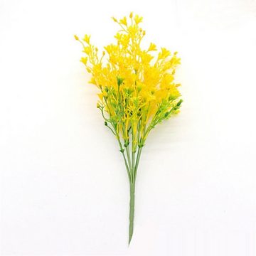 Kunstblume 4 Stück künstliche Grünpflanzen, Heim- und Hochzeitsdekoration, YRIIOMO, Tischdeko-Blumenstrauß