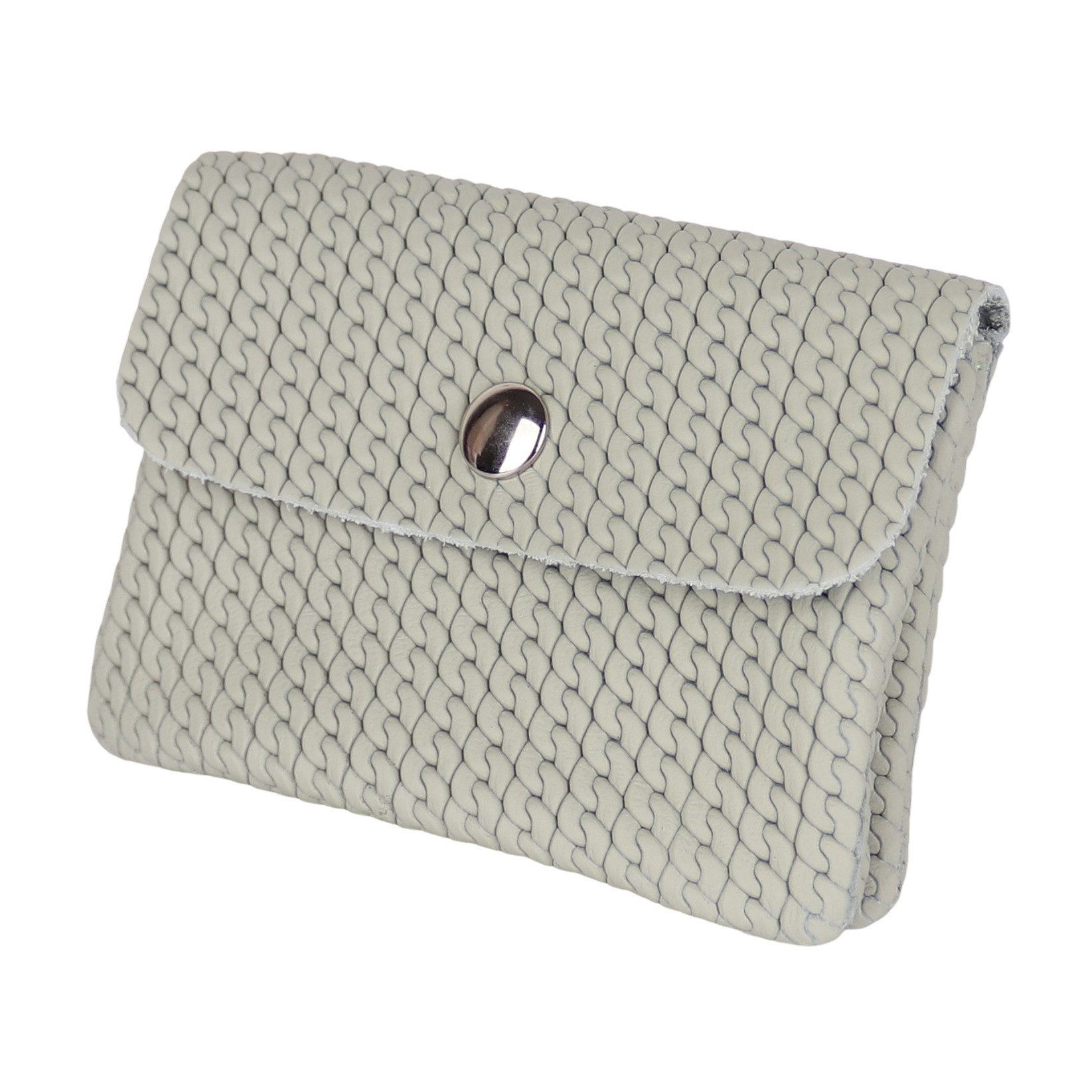Mini Geldbörse Kleines Mittelgroßes Portemonnaie MADE IN ITALY Echtleder