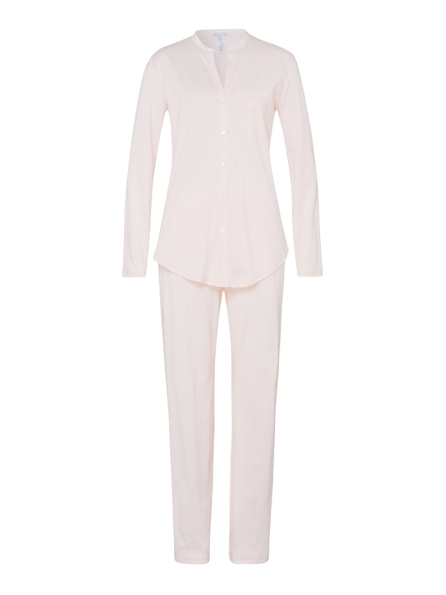Hanro Pyjama Cotton Deluxe, Langarm (1 tlg) crystal pink