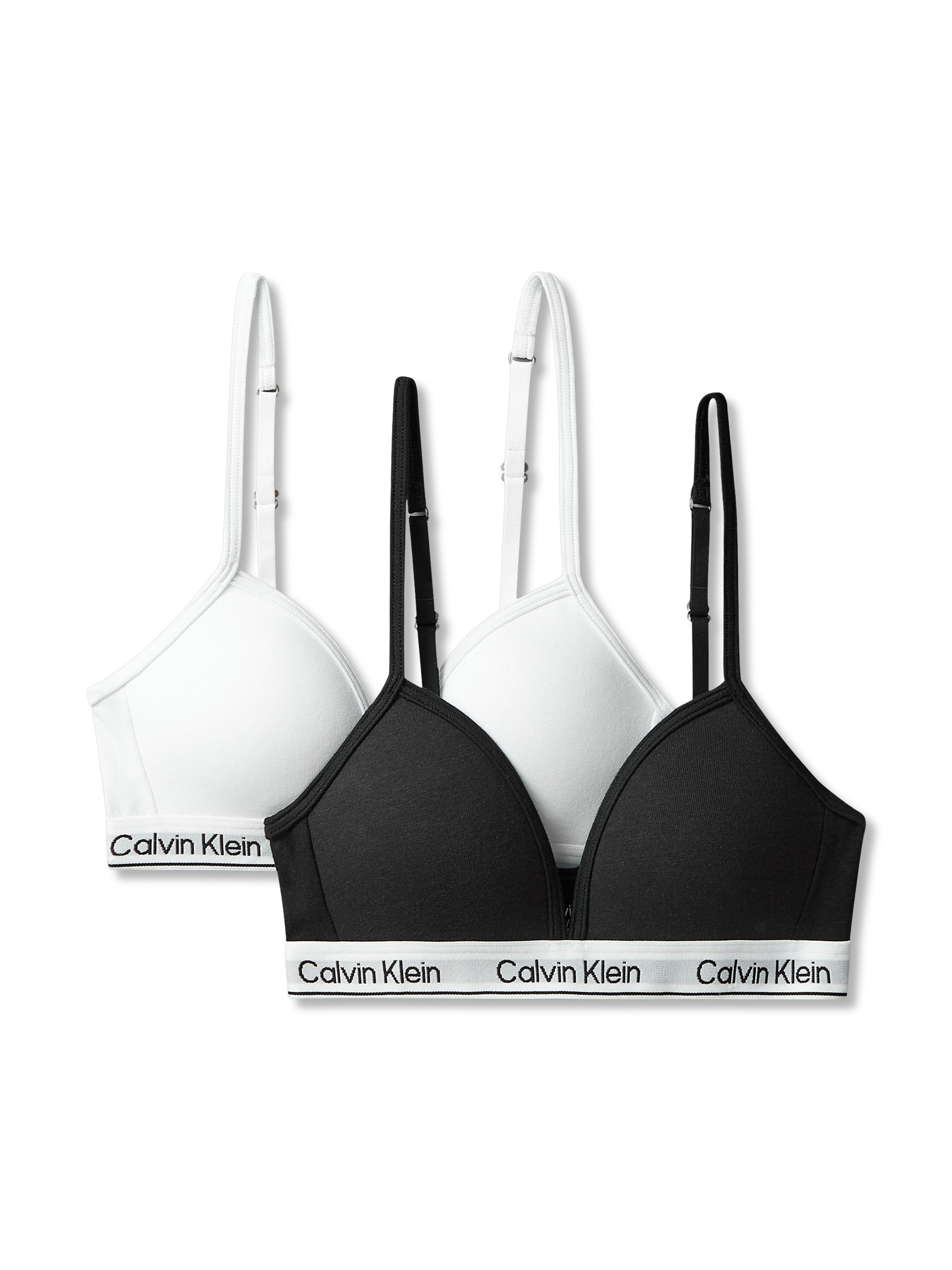 Calvin Klein Underwear Triangel-BH 2PK TRIANGLE (Packung, 2-tlg., 2er-Pack) mit Logobund