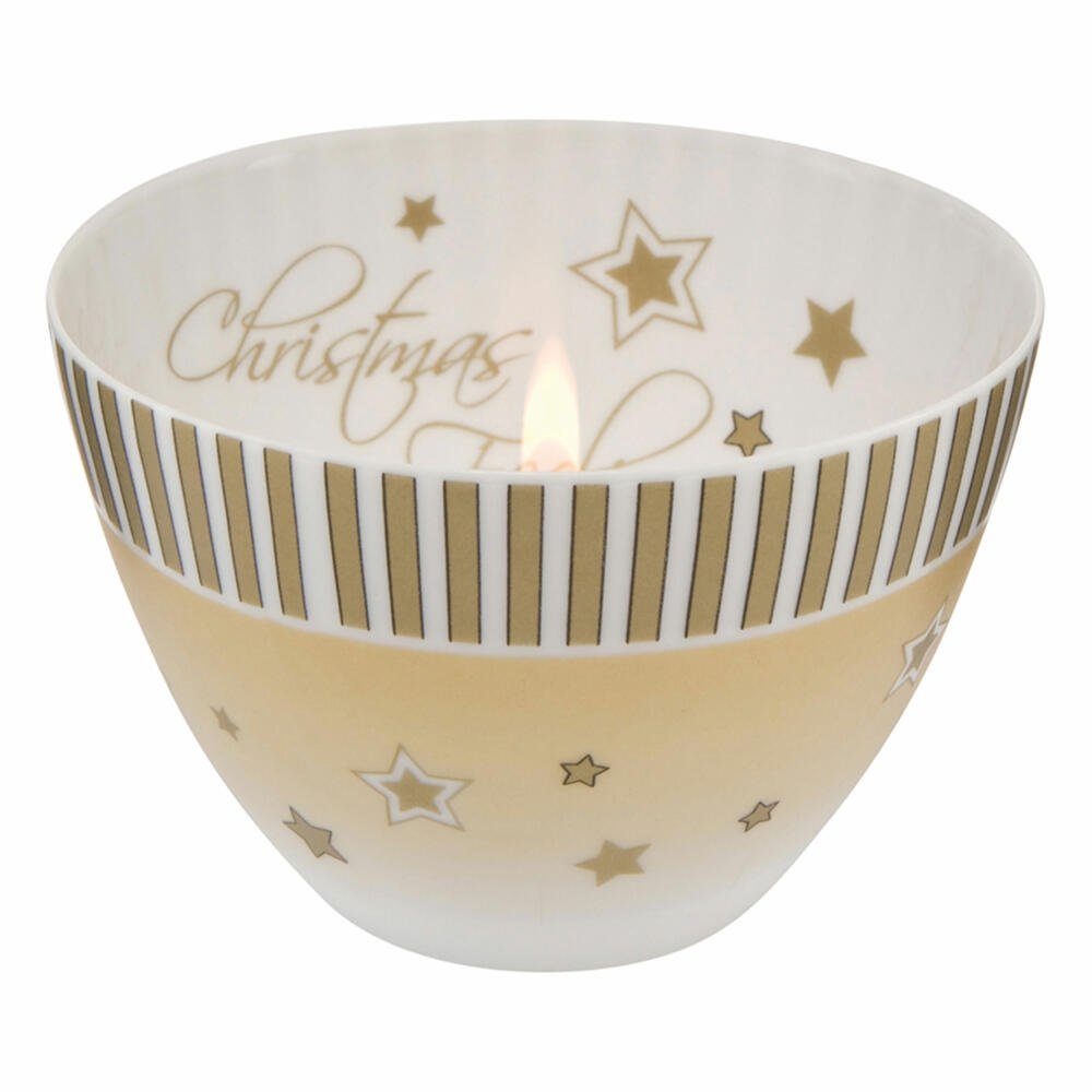 Goebel Teelichthalter Christmas Feeling Champagne