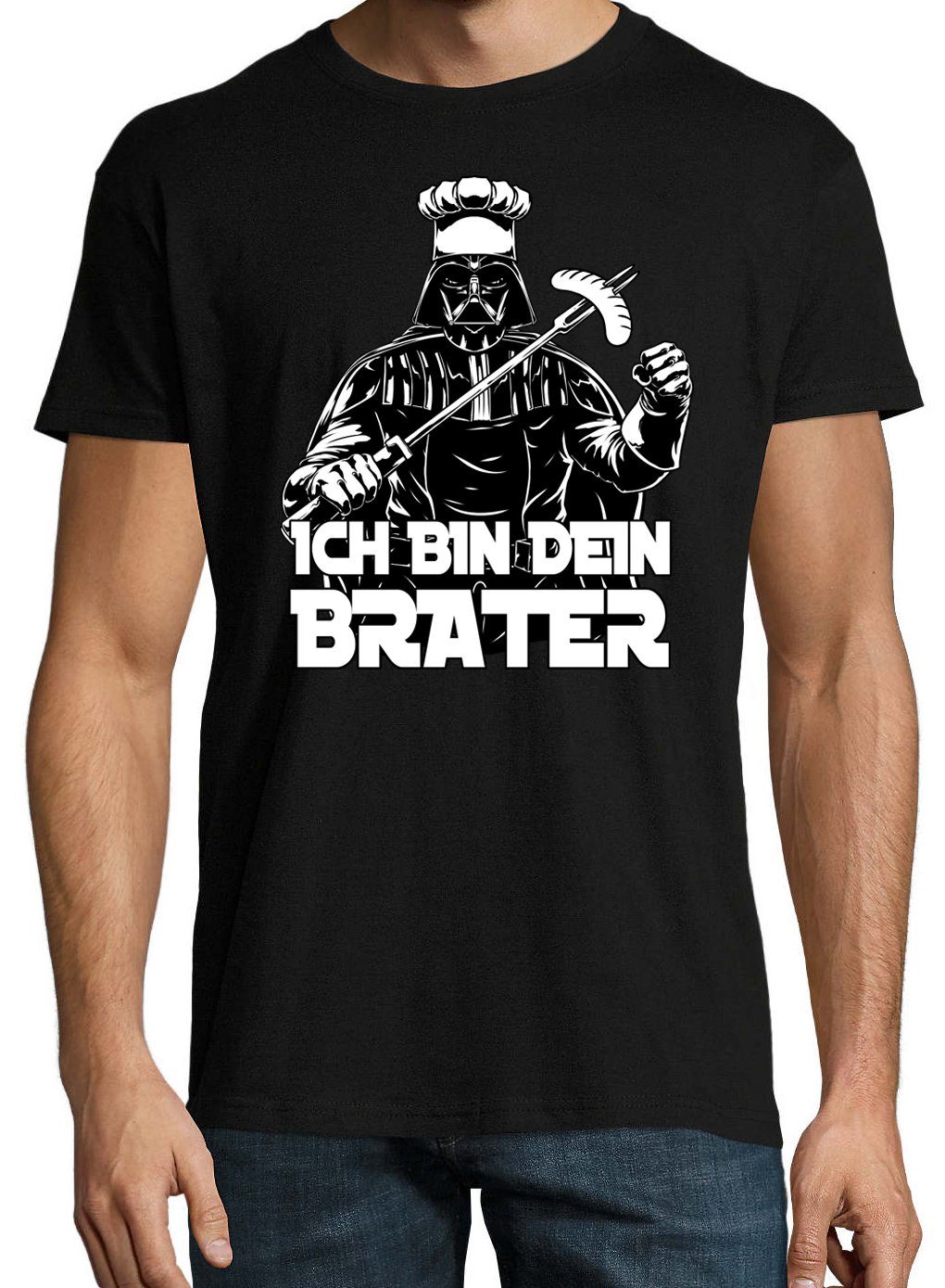 Brater" mit lustigem Schwarz Herren Spruch T-Shirt Youth bin "Ich Designz T-Shirt