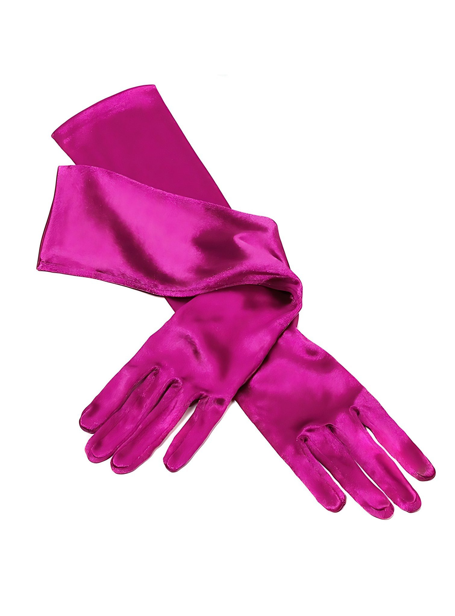 thetru Kostüm Gala Handschuhe in verschiedenen Farben, Lange, satinglänzende Handschuhe für Damen