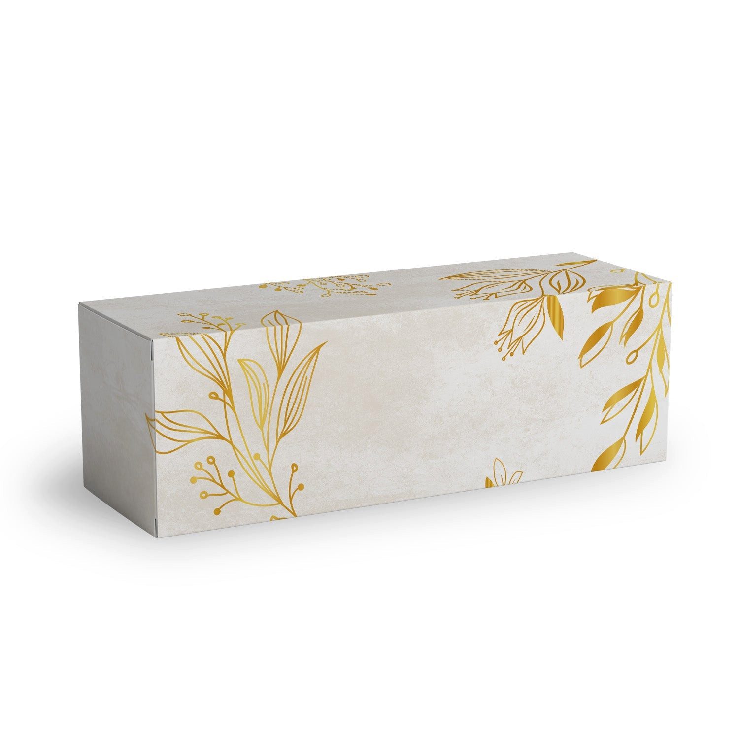 Logbuch-Verlag Geschenkbox 10 edle Geschenkschachteln boho Geschenkbox beige gold 15 cm
