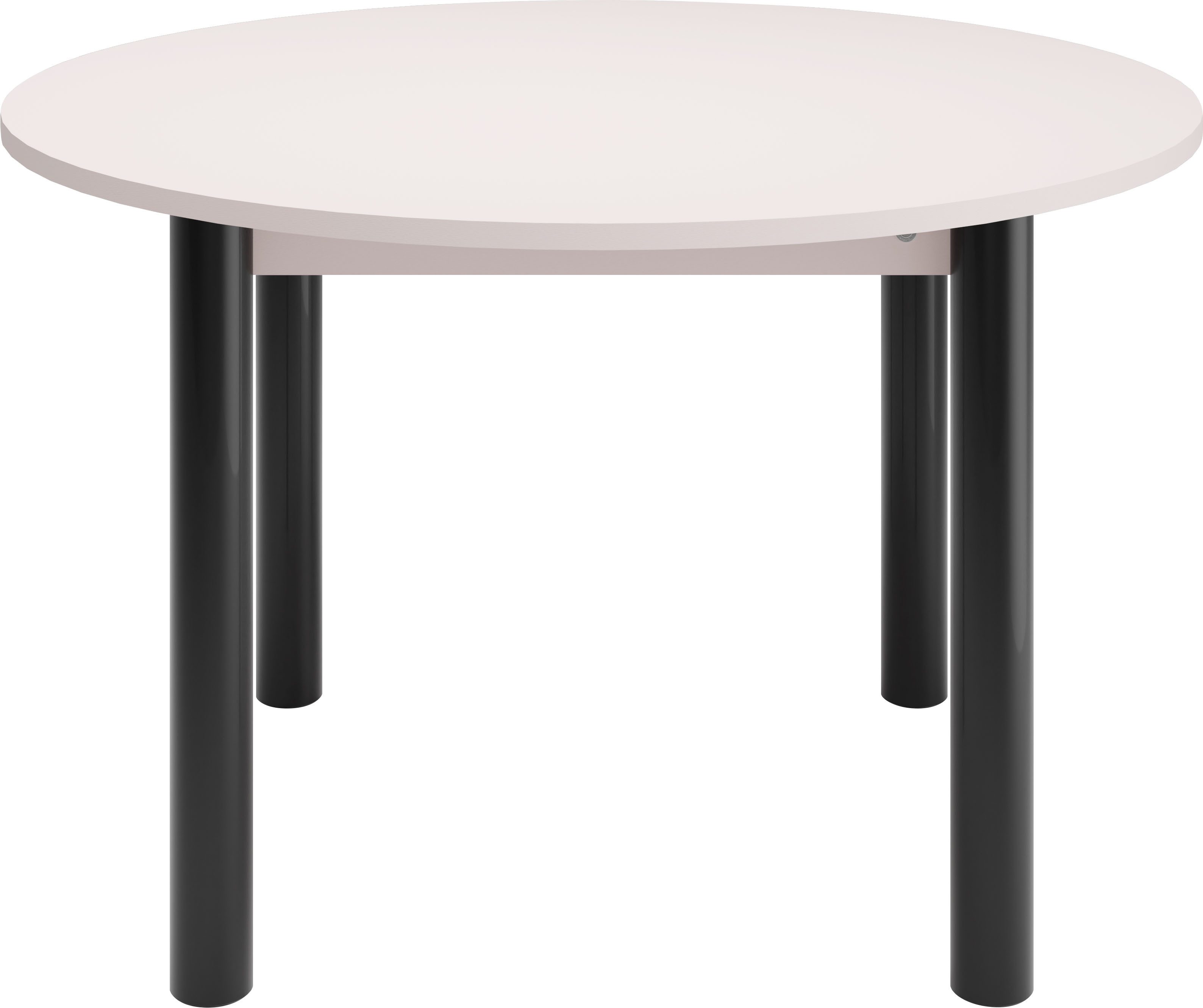 TOM TAILOR HOME Esstisch COLOR TABLE (1-St), Esstisch, 4-Fuß, 3 Größen, 3 Dekorfarben, 4 Fußfarben, ABS-Kante