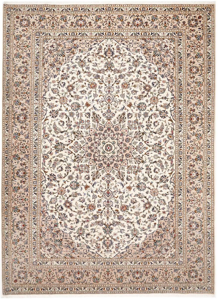 Orientteppich Keshan 245x334 Handgeknüpfter Orientteppich / Perserteppich, Nain Trading, rechteckig, Höhe: 12 mm