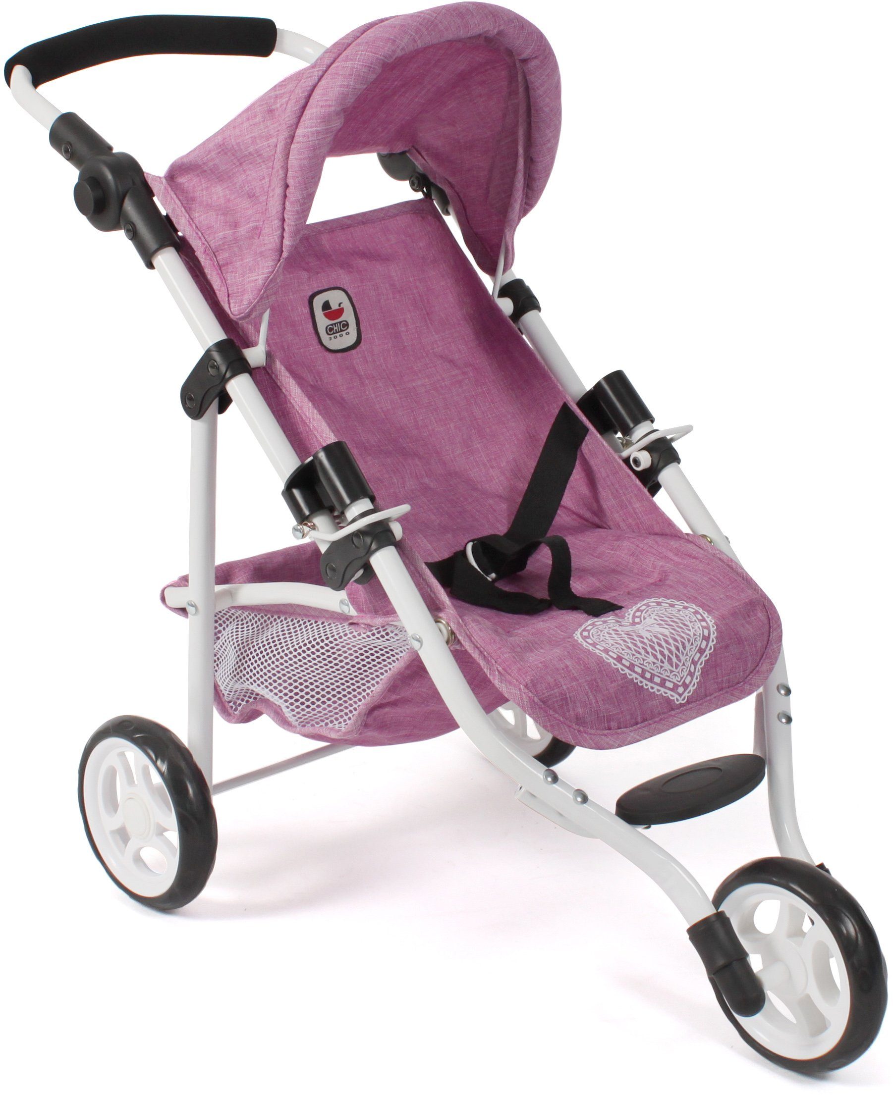 CHIC2000 Puppenbuggy Jogging-Buggy Lola, Jeans Pink, günstig online kaufen