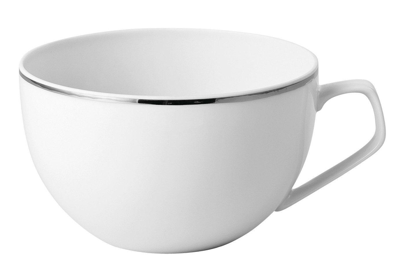 Rosenthal Tasse TAC Gropius Platin Kombi-Obertasse 0,3 l, Porzellan, Tassen