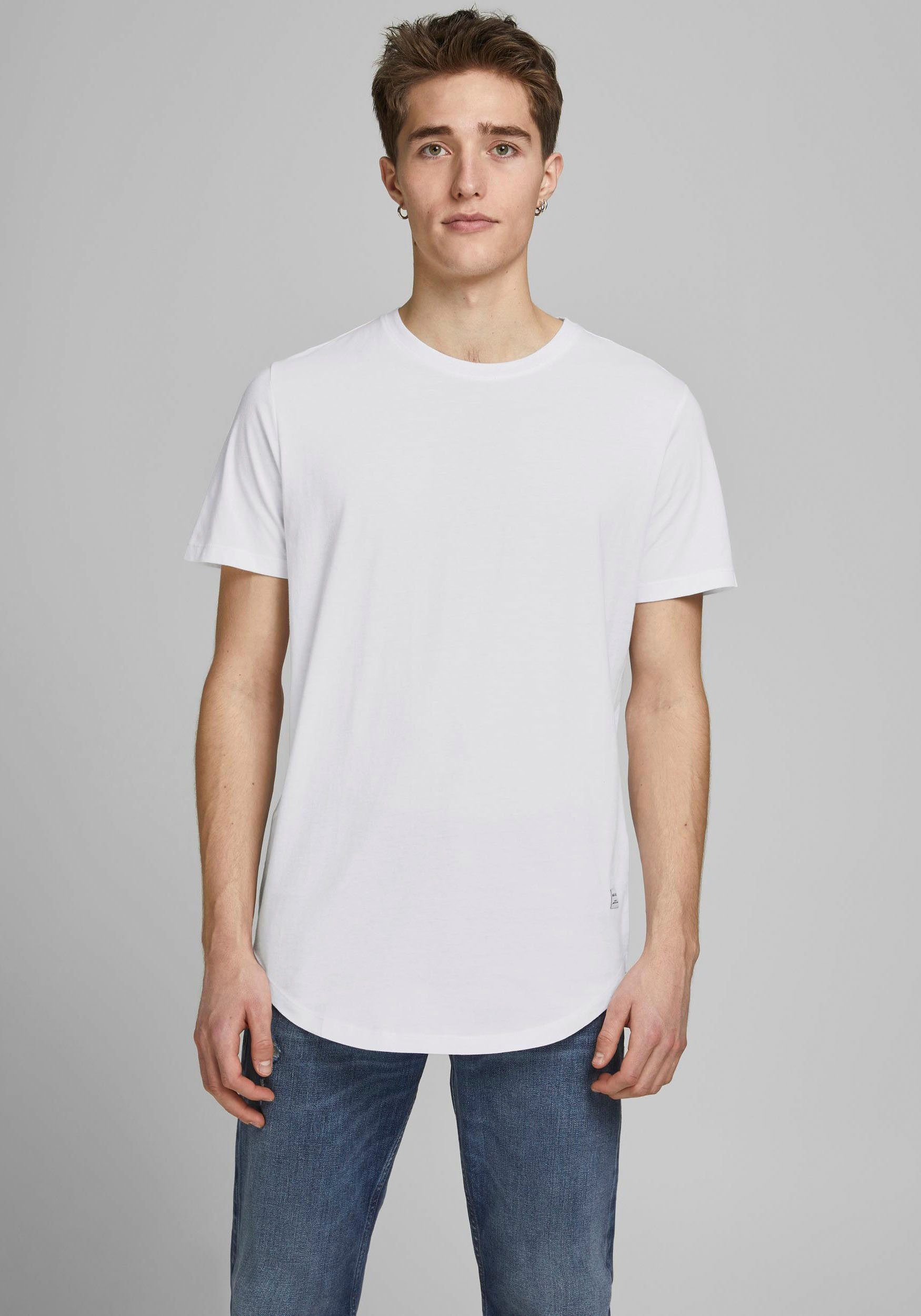 Jack & Jones Rundhalsshirt JJENOA TEE SS CREW NECK 3PK MP NOOS (Packung, 3- günstig online kaufen
