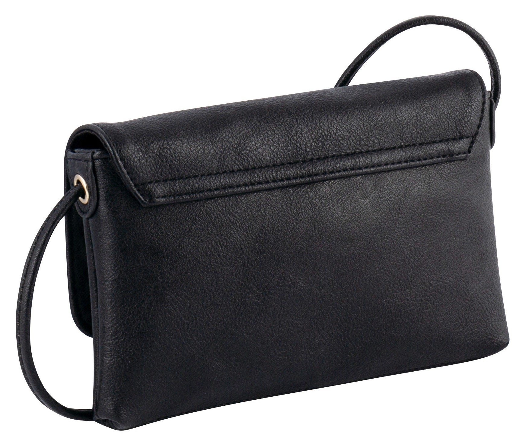 TOM TAILOR Umhängetasche Luna, mit hochglänzendem Logo und kleinem dekorativen Knoten