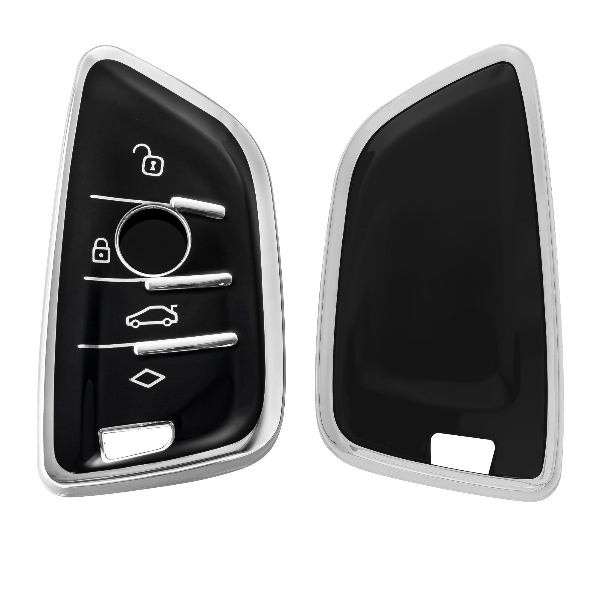 kwmobile Schlüsseltasche Autoschlüssel Hülle für BMW, Schlüsselhülle Silikon Cover