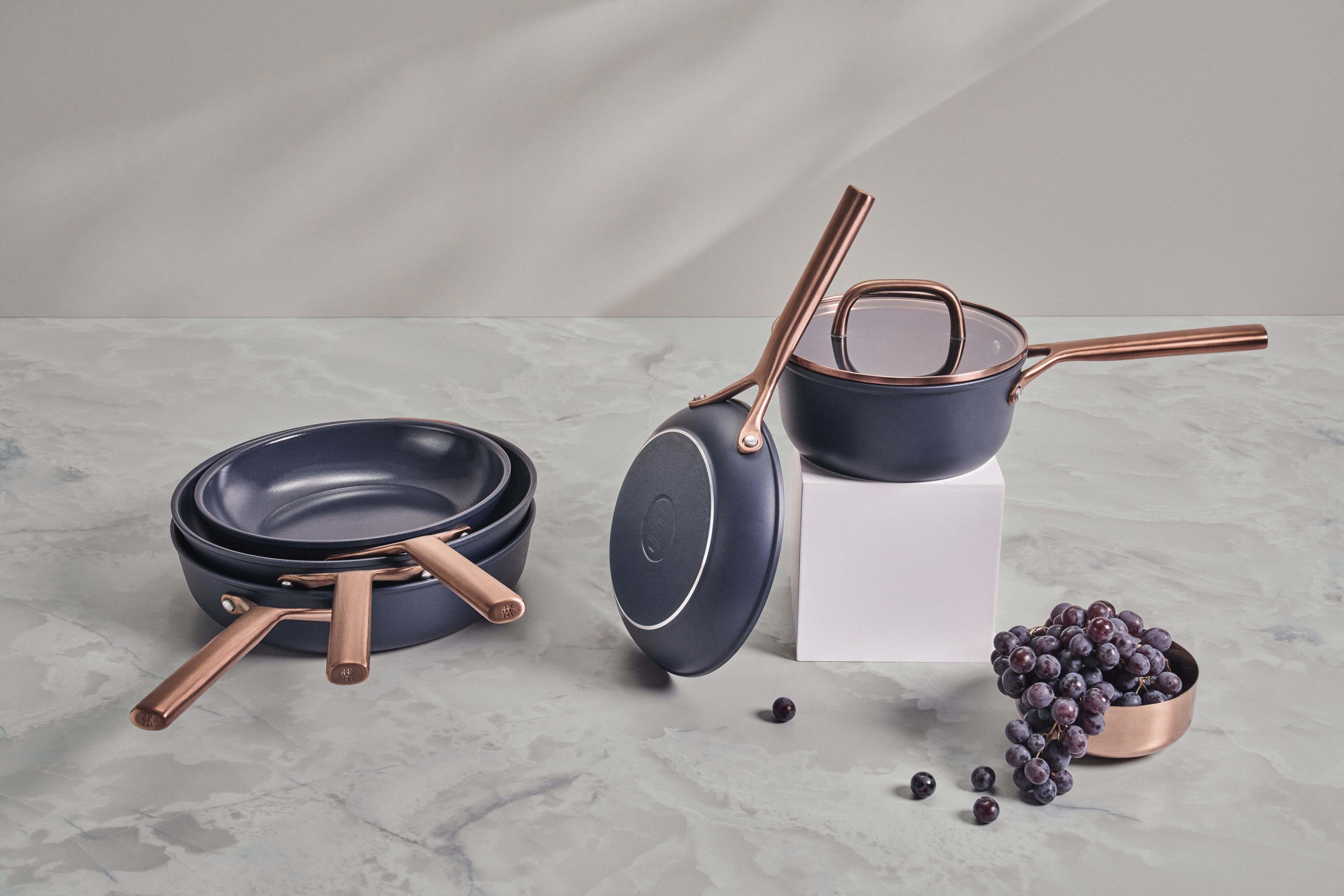 Zwilling Bratpfanne Milano, Aluminium (1-tlg), Keramik-Antihaftbeschichtung, Induktion, Made in Italy – Bild 3 von 5