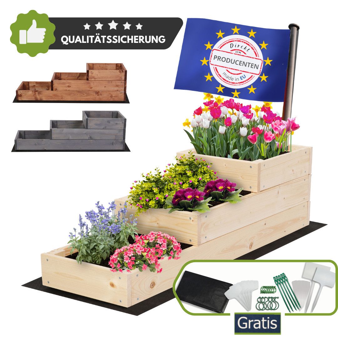 Modo24 Hochbeet ZP07 Kräuterbeet, Gartenbeet, Pflanzkasten, günstig online kaufen