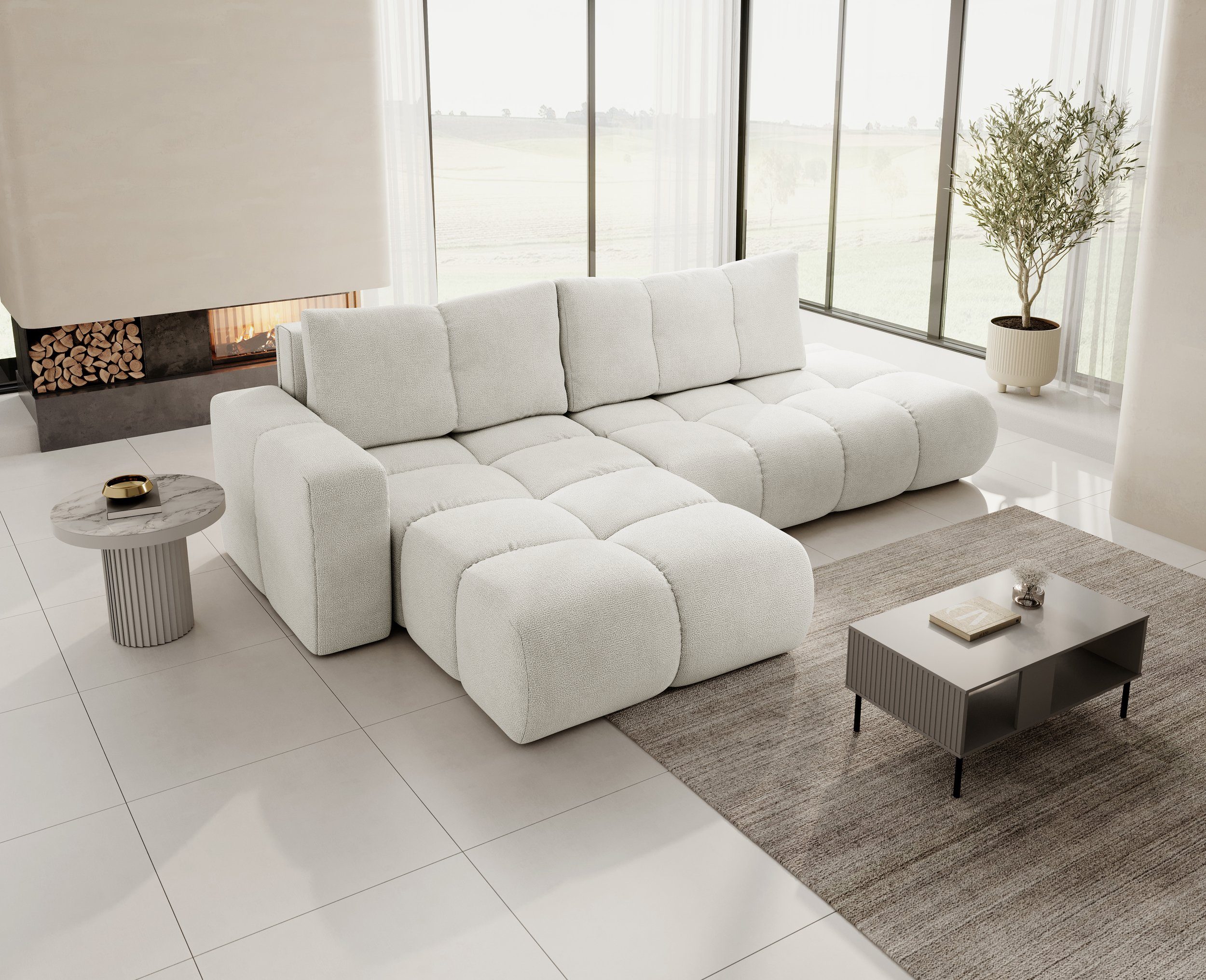 MOEBLO Ecksofa Sohan, L-förmige Wohnlandschaft mit günstig online kaufen