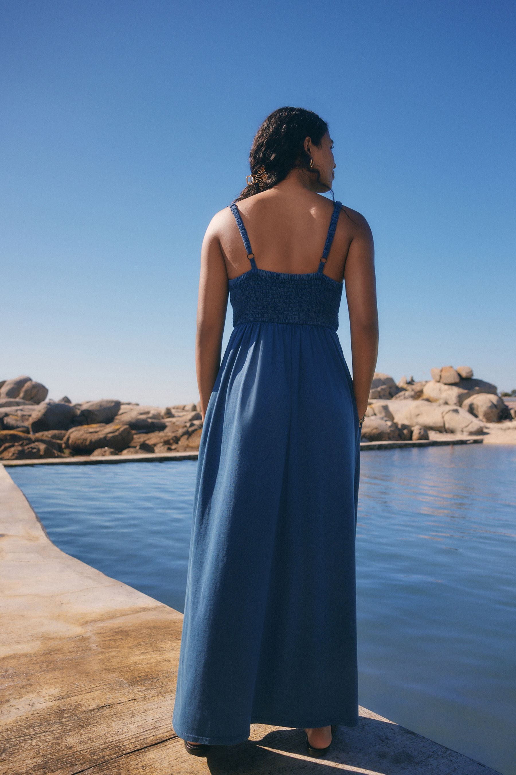 Next Midikleid Midikleid mit Häkeldetails aus günstig online kaufen