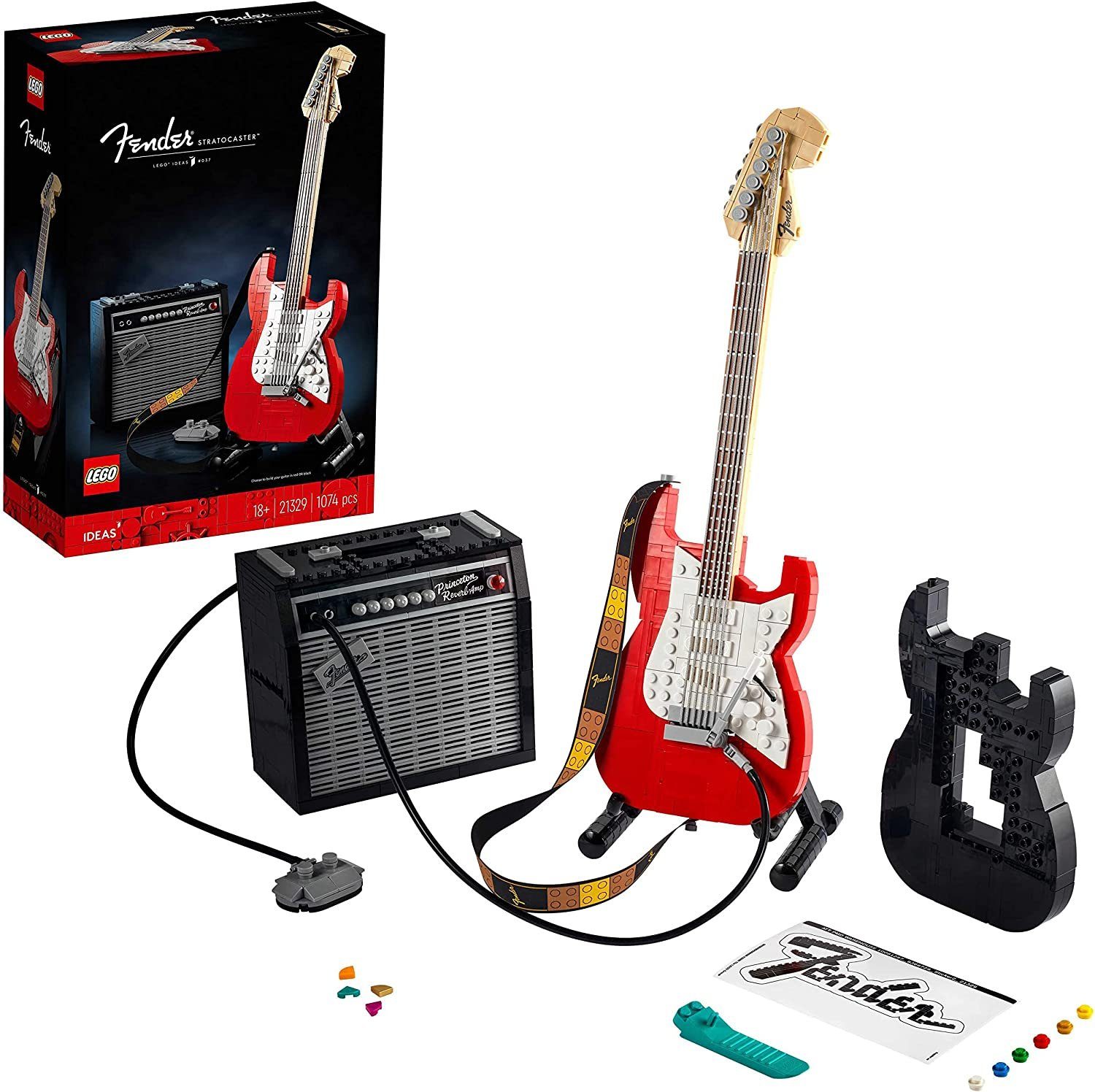 Ideas 21329 Ideas Fender® Stra­to­cas­ter® Spielbausteine