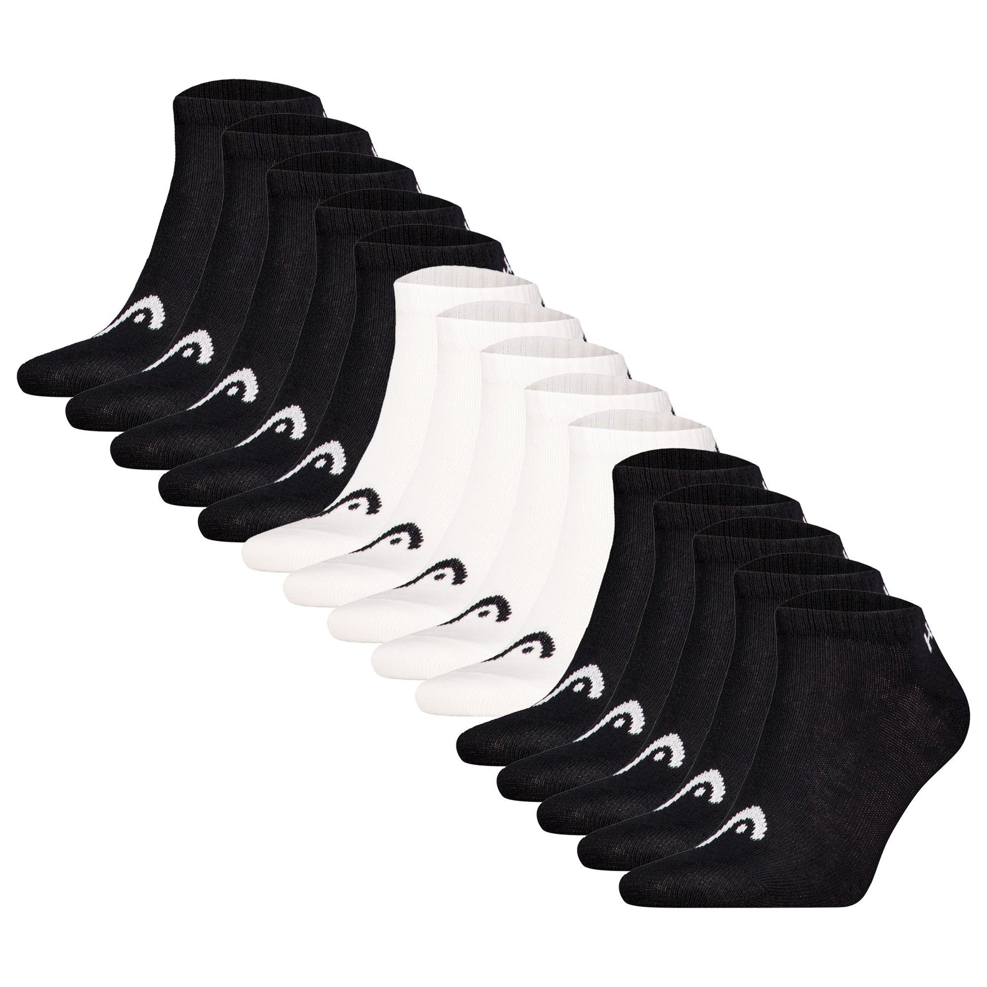 Head Sneakersocken Unisex Socken 15er Pack Baumwolle (15er Pack, 15er Pack)